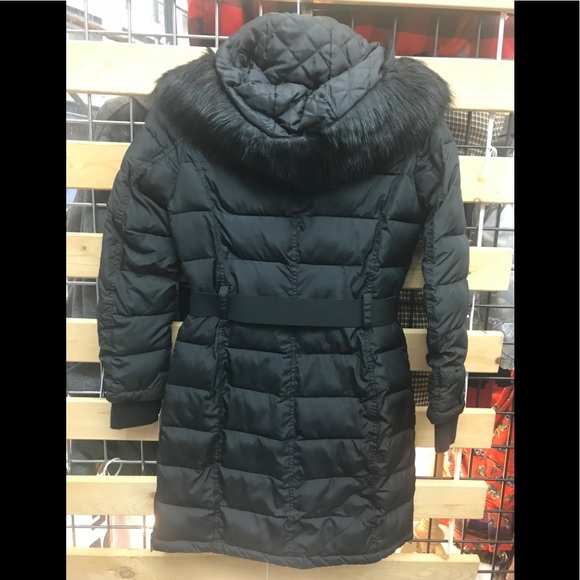 NWT,French Connection,Faux Fur Hoodie Puffer Jacket - Picture 5 of 16